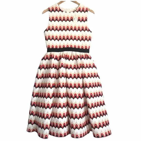 Maje Rituela Crocket Knit Skater Dress - Picture 3 of 11